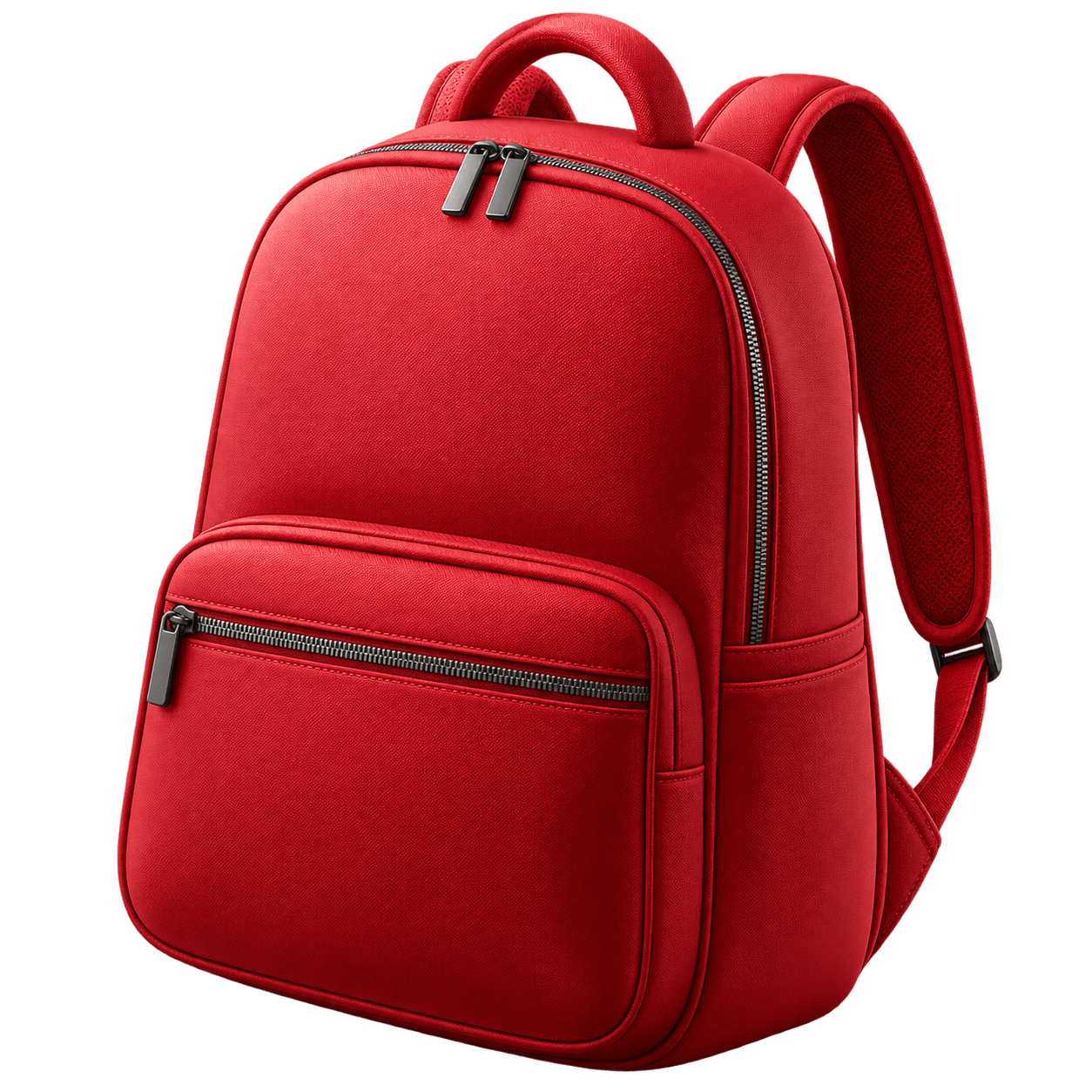 Sealed red backpack